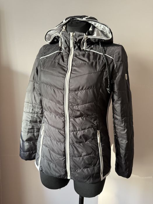 Kurtka sportowa damska dla nastolatki kurtka przeciwdeszczowa kaptur