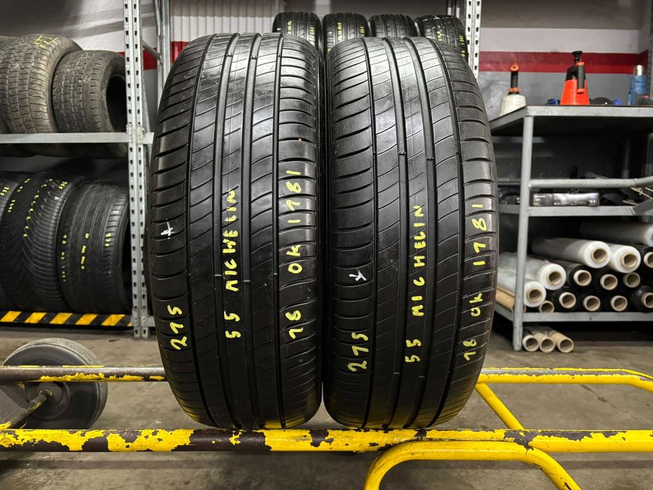 2X OPONY LETNIE 215/55R18 99V Michelin Primacy 3 XL 7.3MM 2018R CAŁE!