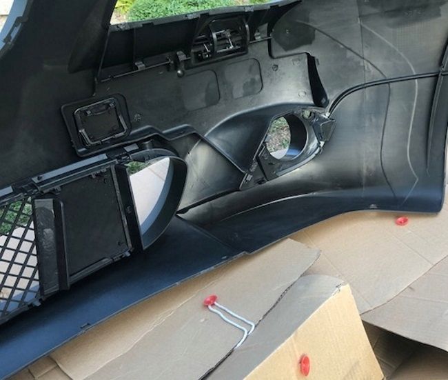 Zderzak przód przedni BMW E60 E61 M Pakiet 03- 10 Spryski PDC