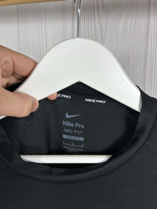 Nike Pro Dri Fit компресійна кофта лонгслів з гарним дизайном L