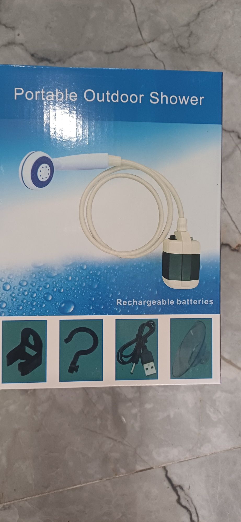Душ портативний акумуляторний  Portable shower