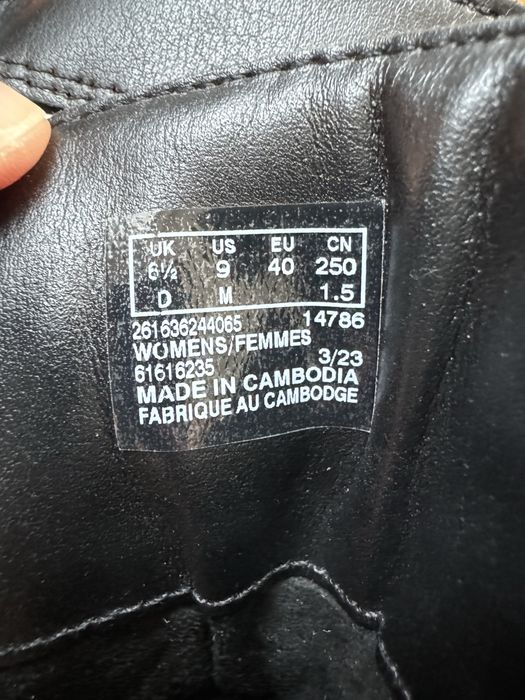 Жіночі шкіряні демі чобітки черевики clarks 40 розмір