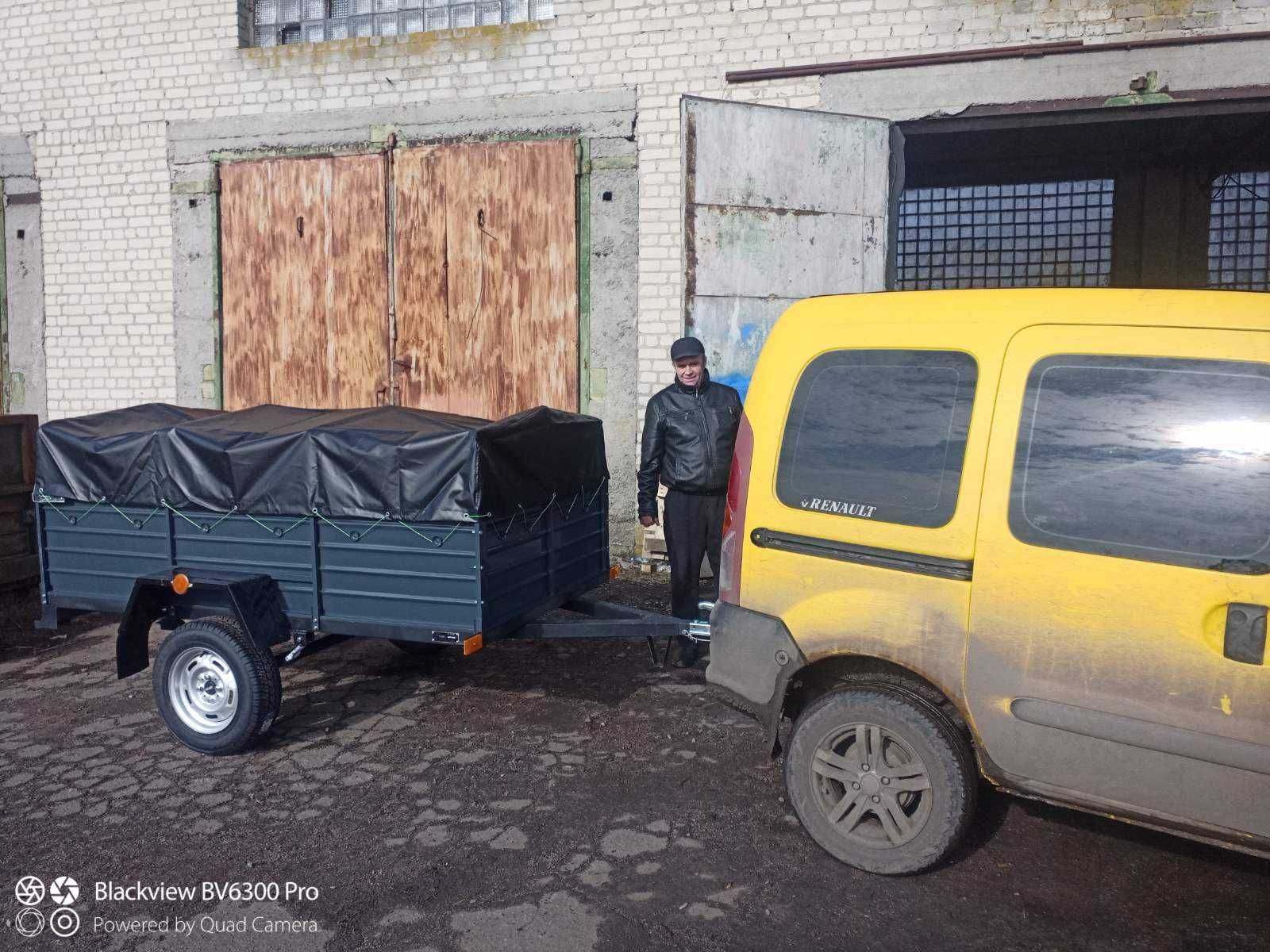 Прицеп ПРИЧІП ПА 2300*1300*500  на 1250 кг міцний  Документи  Доставка