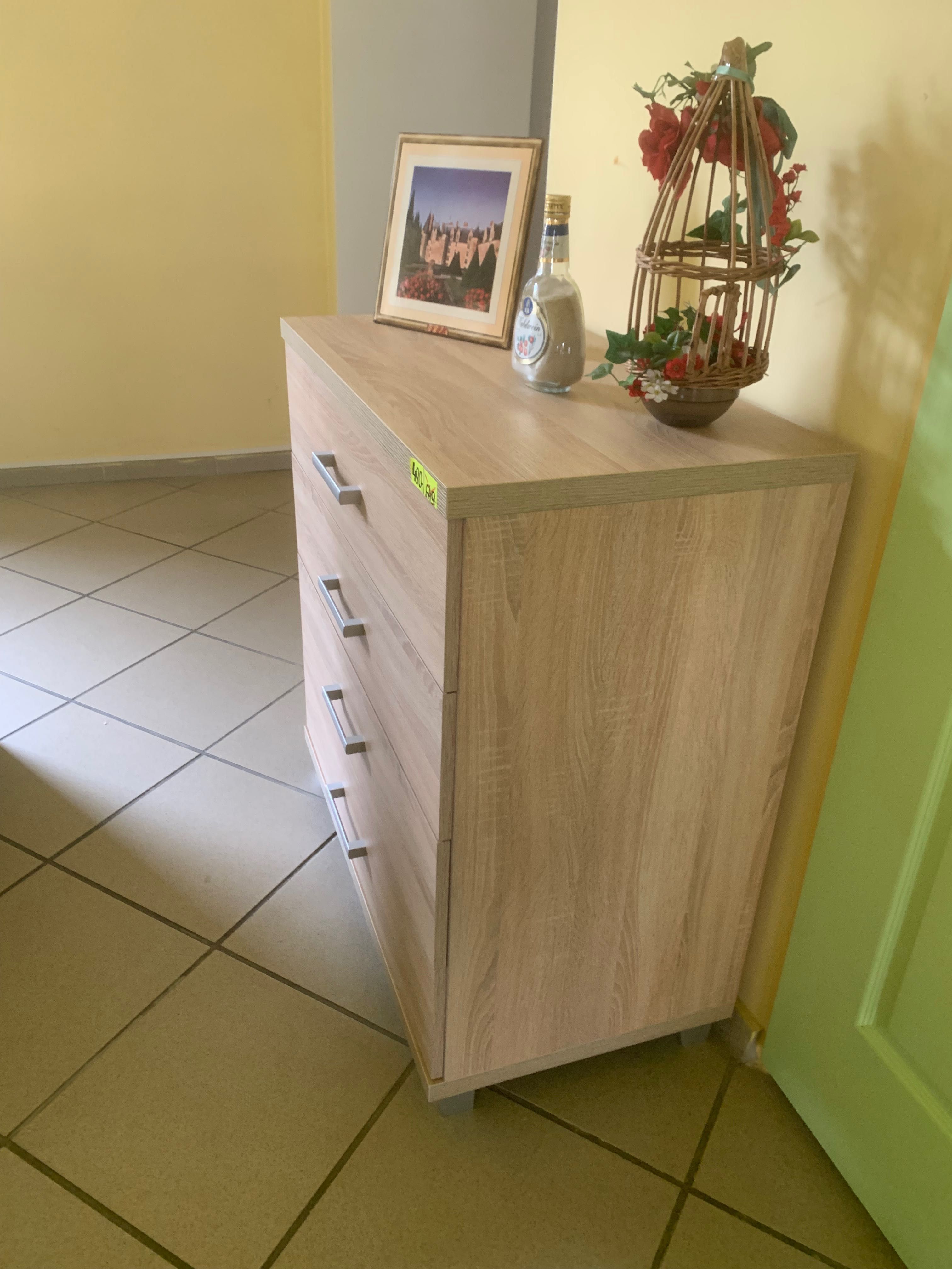 Komoda nowa 4 szufladowa w dąb sonoma