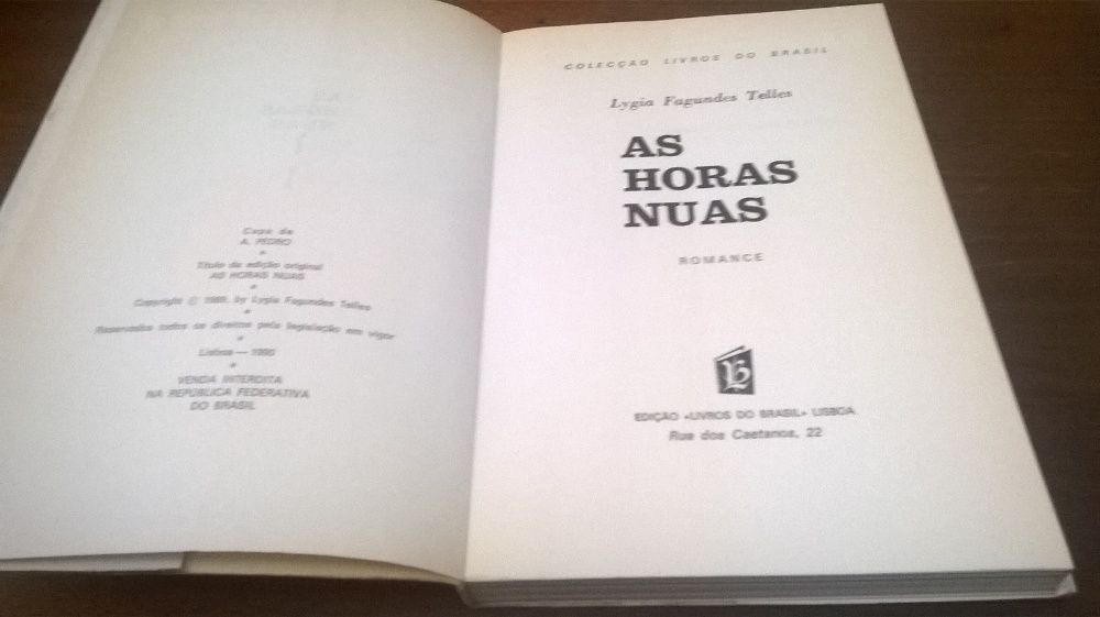 As Horas Nuas, de Lygia Fagundes Telles (NOVO)