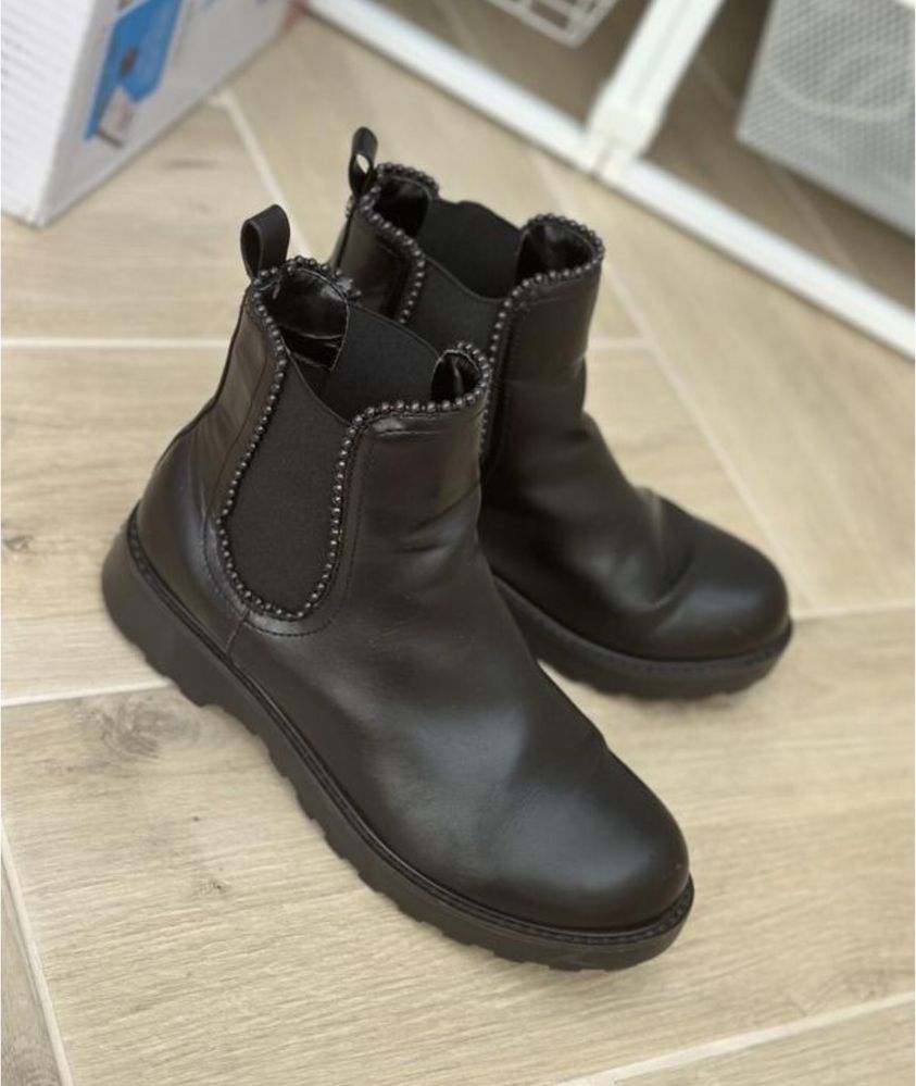 Челси гес guess кожаные ботинки