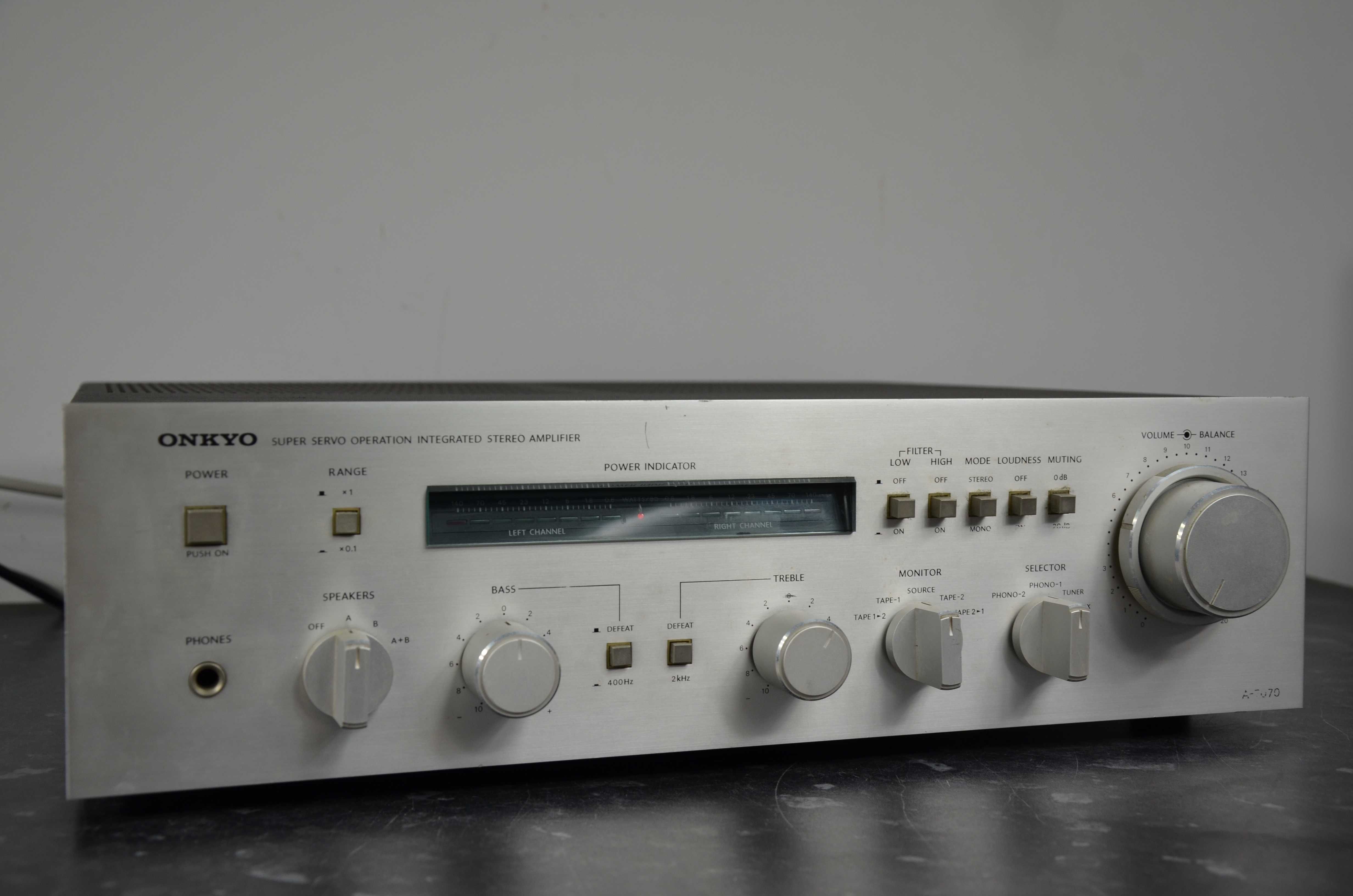 Wzmacniacz STEREO ONKYO A-7070 Okazja vintage Japan