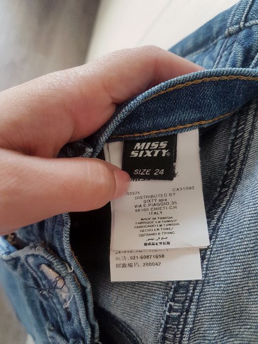 Calças Miss Sixty, tam. 24