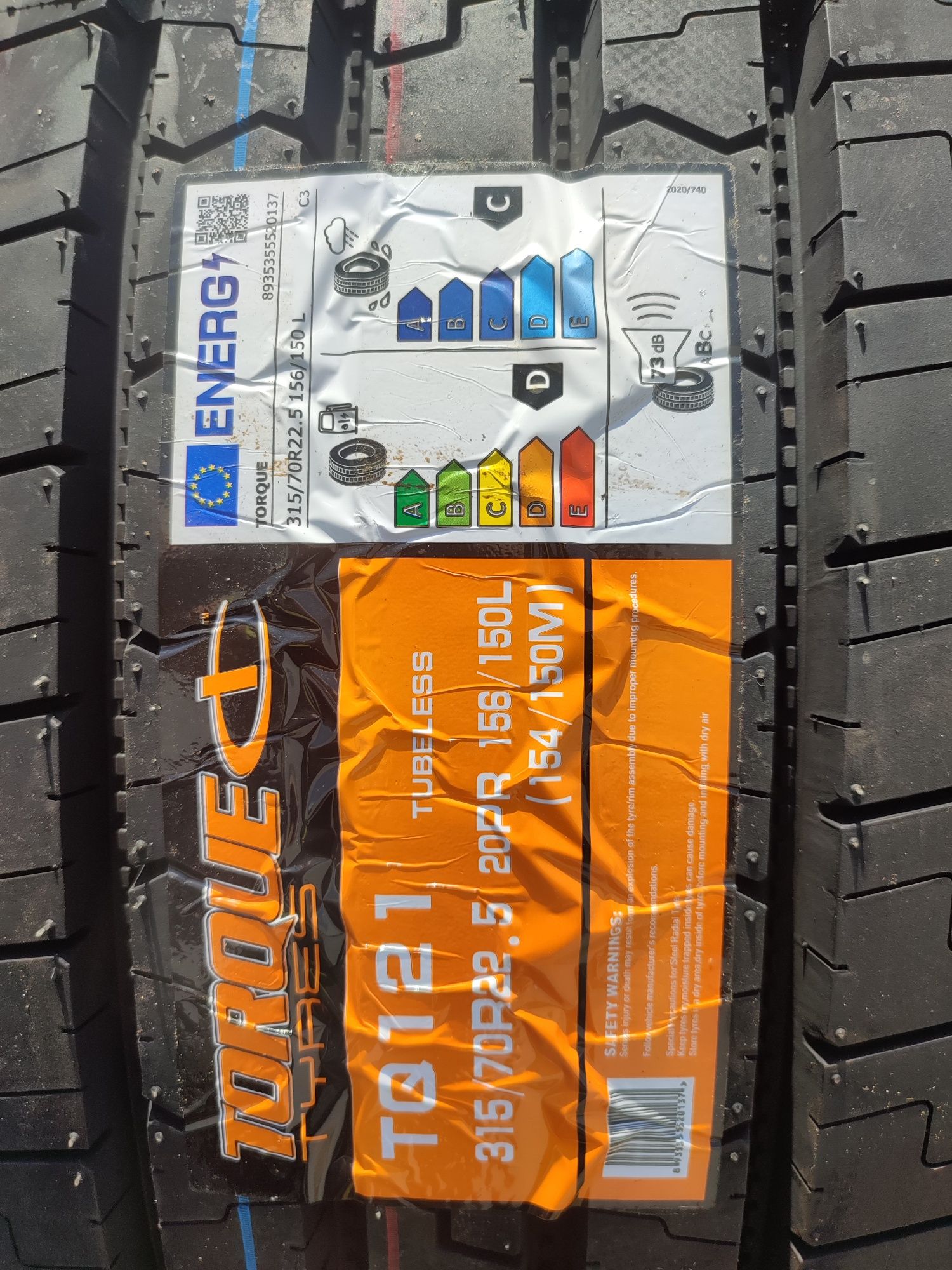 [900netto] Opona 315/70r22.5 Torque TQ121 Przód 3PSMF