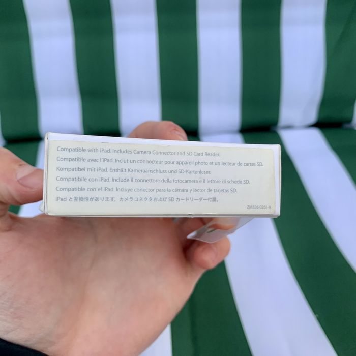 NEW Оригинальные переходники для Apple iPad camera connection kit