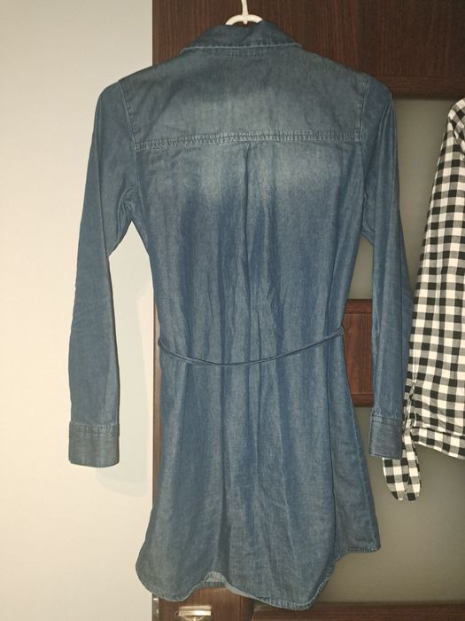 Koszula jeans dziewczęca roz.146