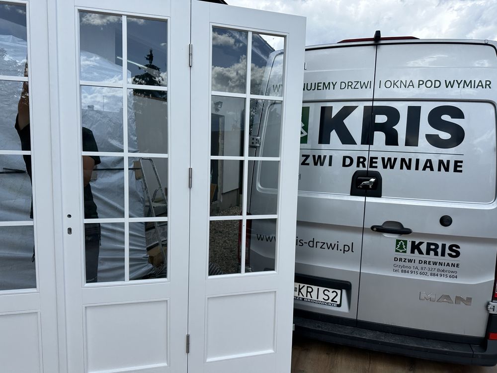 Drzwi wewnętrzne drewniane OD RĘKI  trzyskrzydłowe Cała Polska i ue