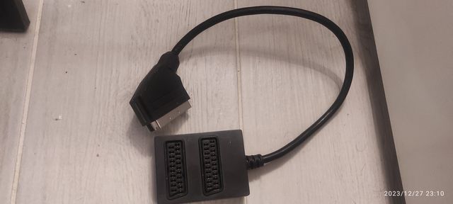 Rozgałęźnik 2xeuro scart