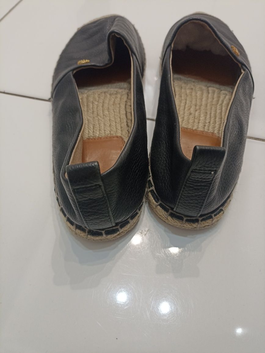 Espadryle buty Ralph Lauren skóra 41