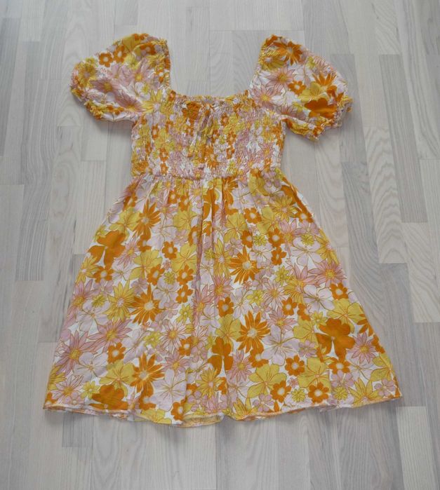 Sukienka New Look roz. 36 S marszczenia kwiaty