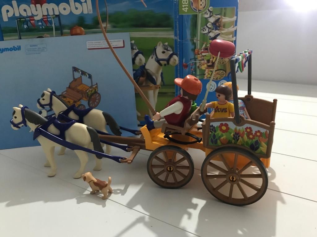 Playmobil Carruagem Cavalos