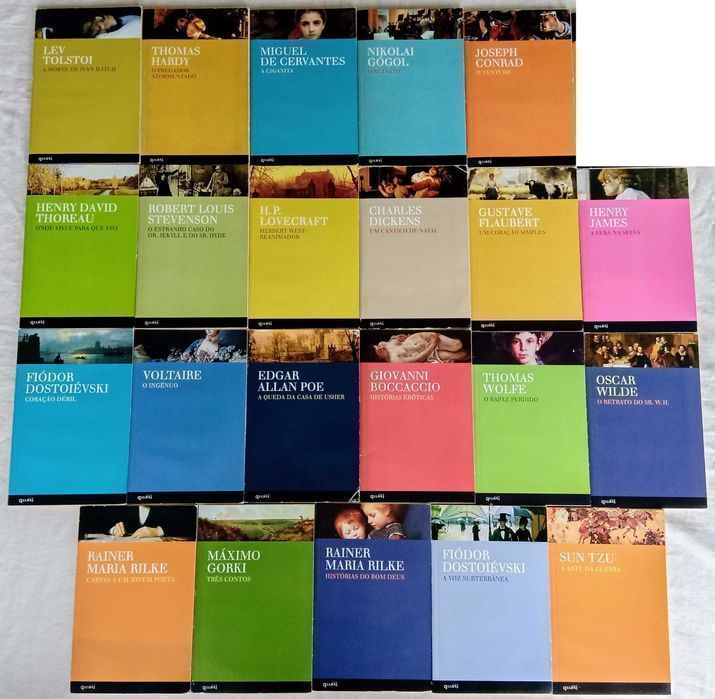 Livros Clássicos Ed QUASI Gógol, Wilde, Rilke, Gorki, Poe [Preço Conj]
