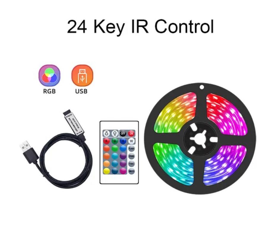 Led Strip Lights Bluetooth Rgb 5050 Led Tape For TV