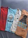 T-shirty 4 sztuki, koszulki z krótkim , Peanuts Star Wars Wanabee 140