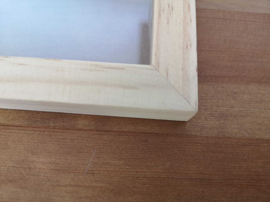 ramka 20x25cm wisząca dwustronna drewno szkło na zdjęcia