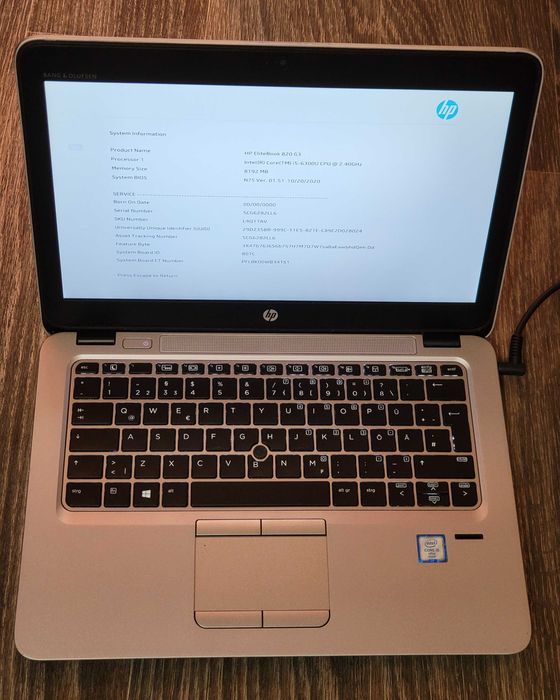 Продам HP EliteBook 820G3 под восстановление