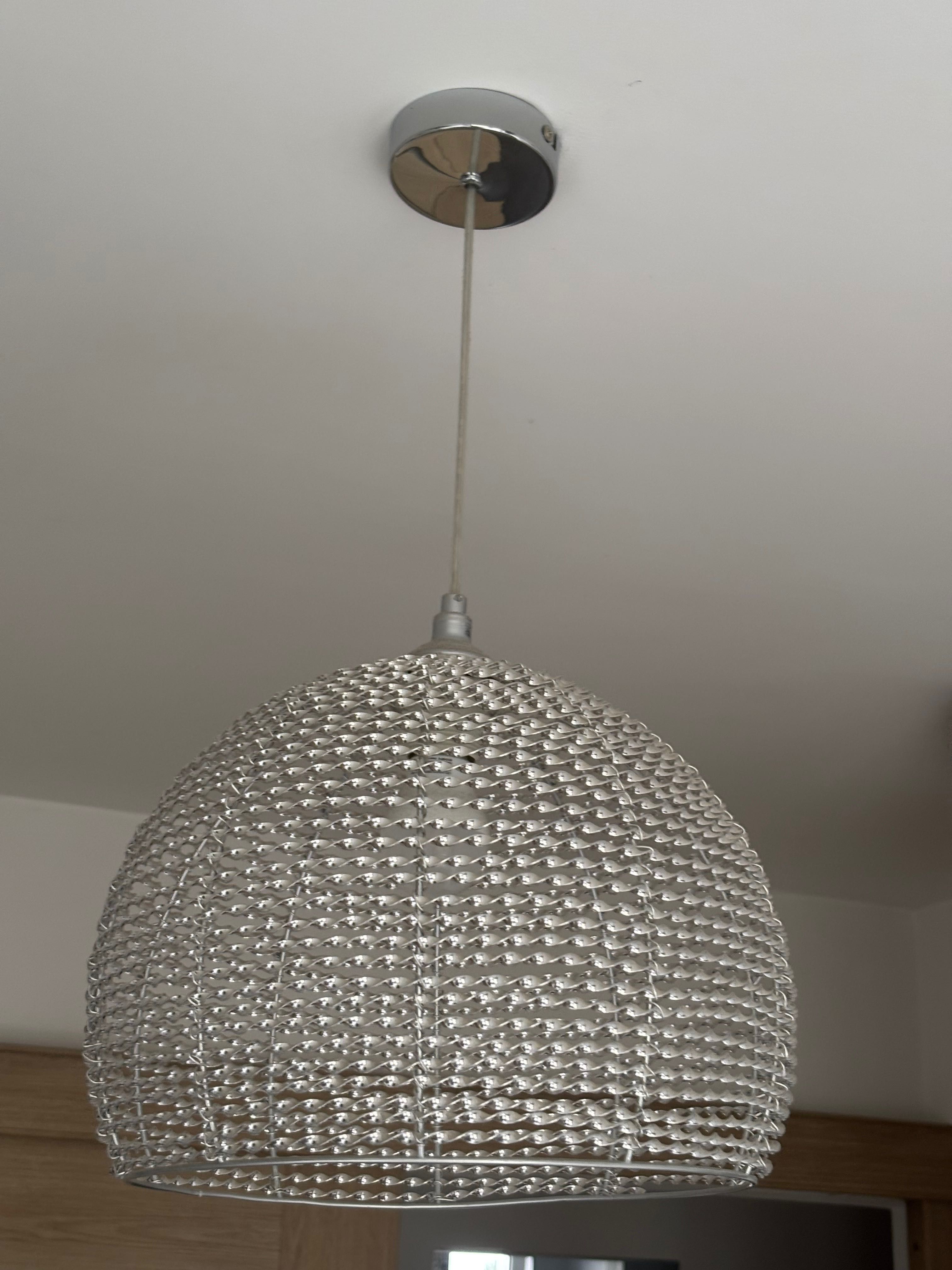 Lampa ażurowa/ metalowa
