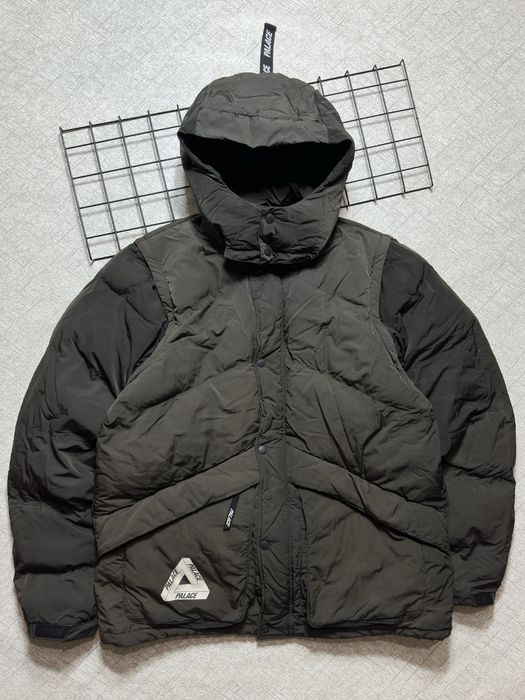 Palace 3-1 Pinnacle Puffa Metal-Nylon Puffer Jacket Пуховик Куртка