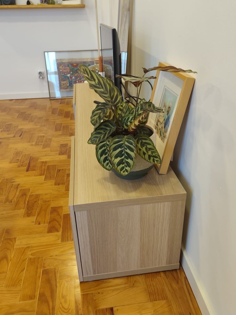 Vendo móvel aparador de TV, modelo BESTA, IKEA. Está como novo.
