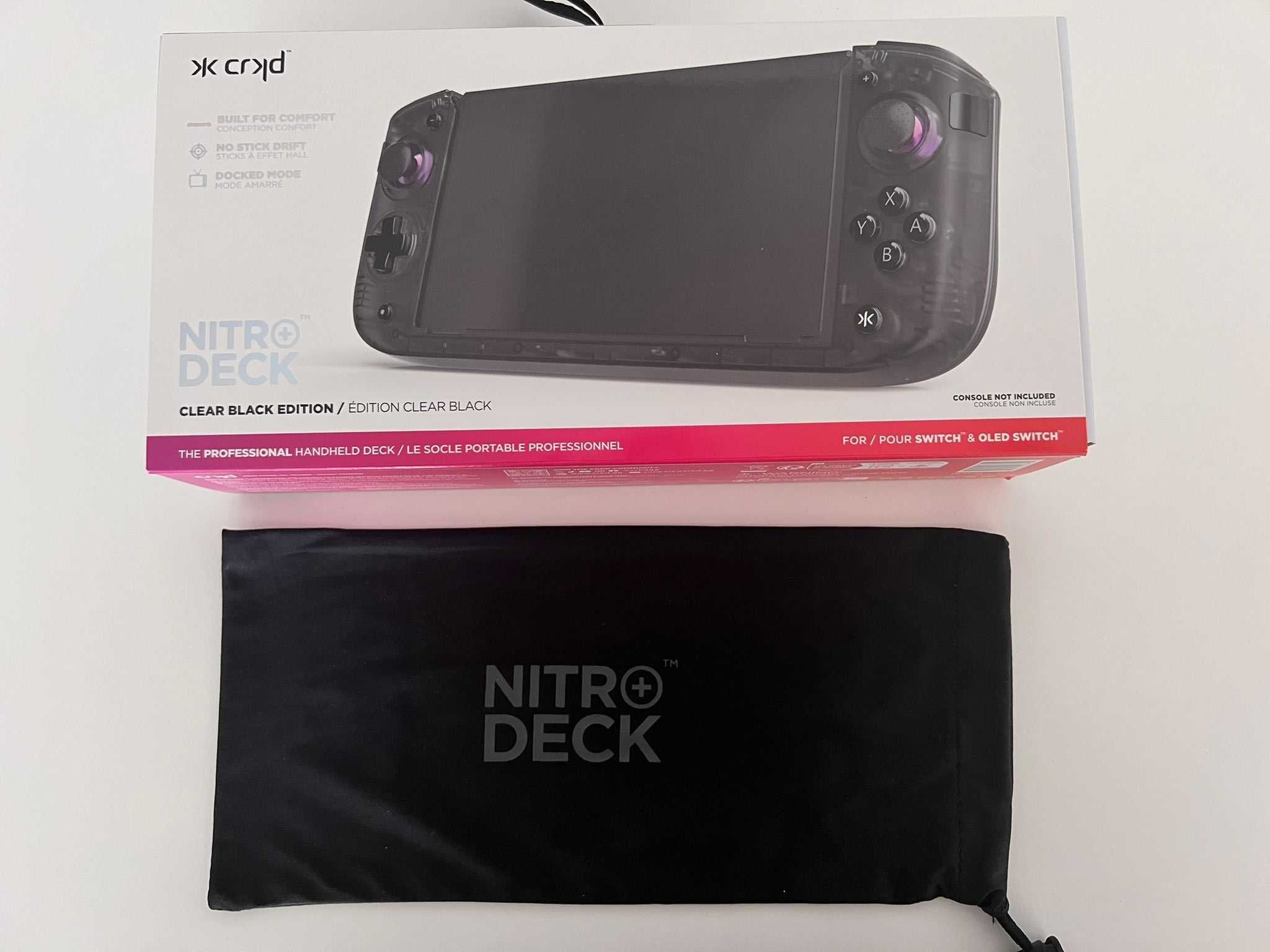 Nitrodeck Plus para Nintendo Switch, com carrying bag