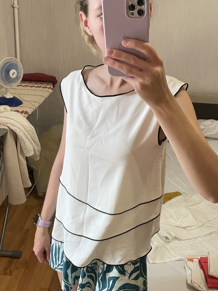Жіноча блуза без рукавів Zara