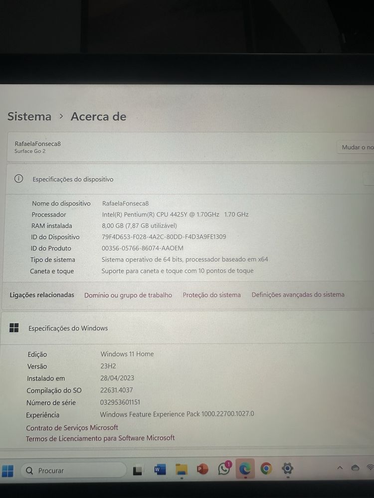 Microsoft Surface Go 2 128gb