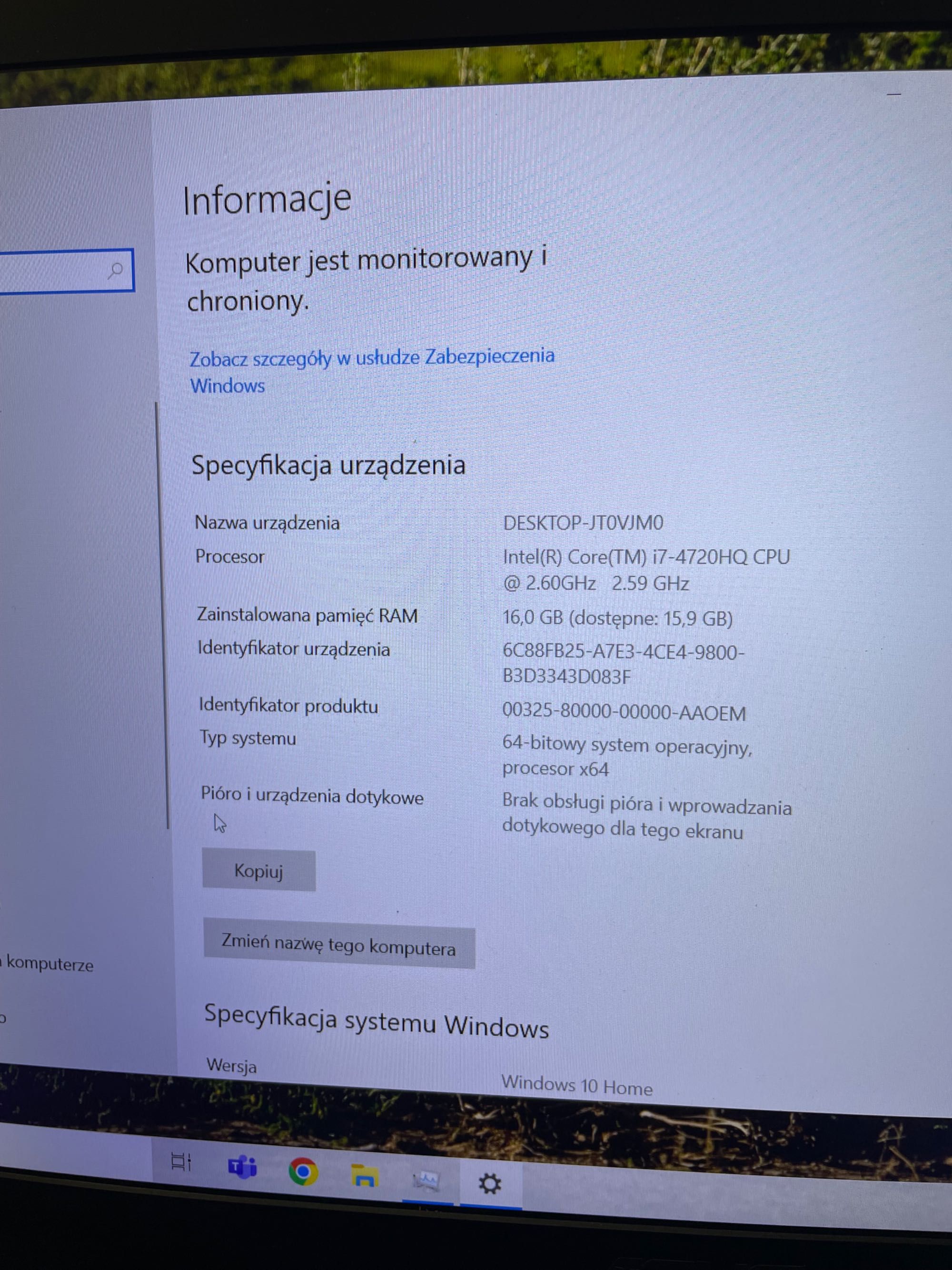 Laptop Asus G771J