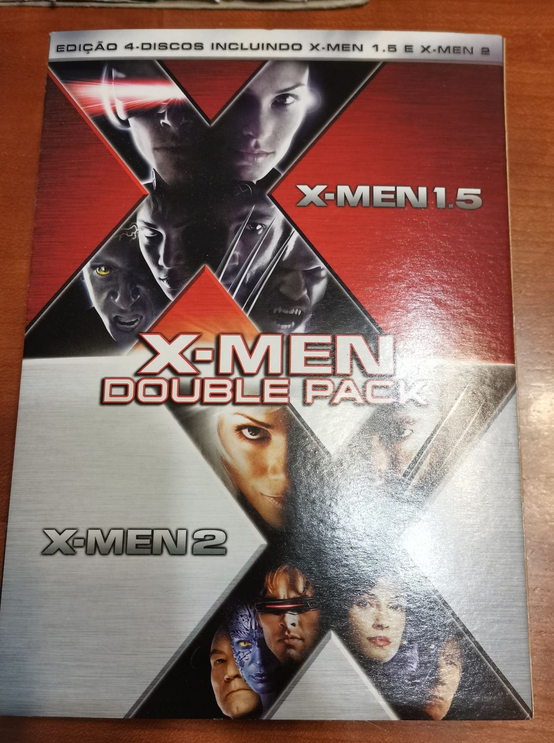 X-Men 1 e 2 DVD Double Pack versão PT em excelente estado