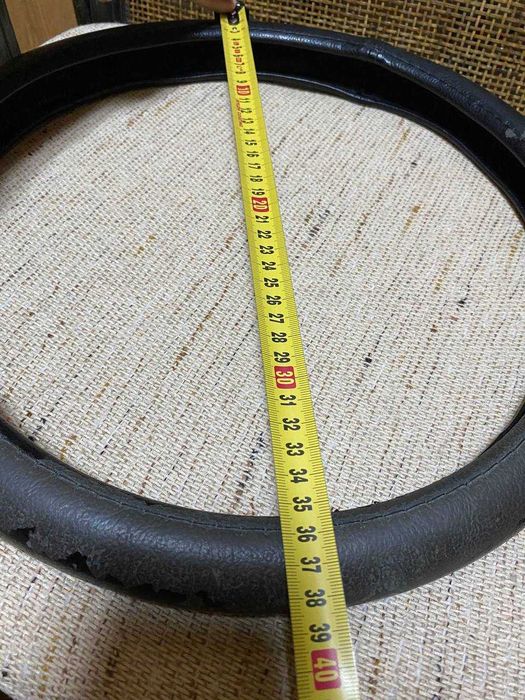 Чехол оплетка на руль черный