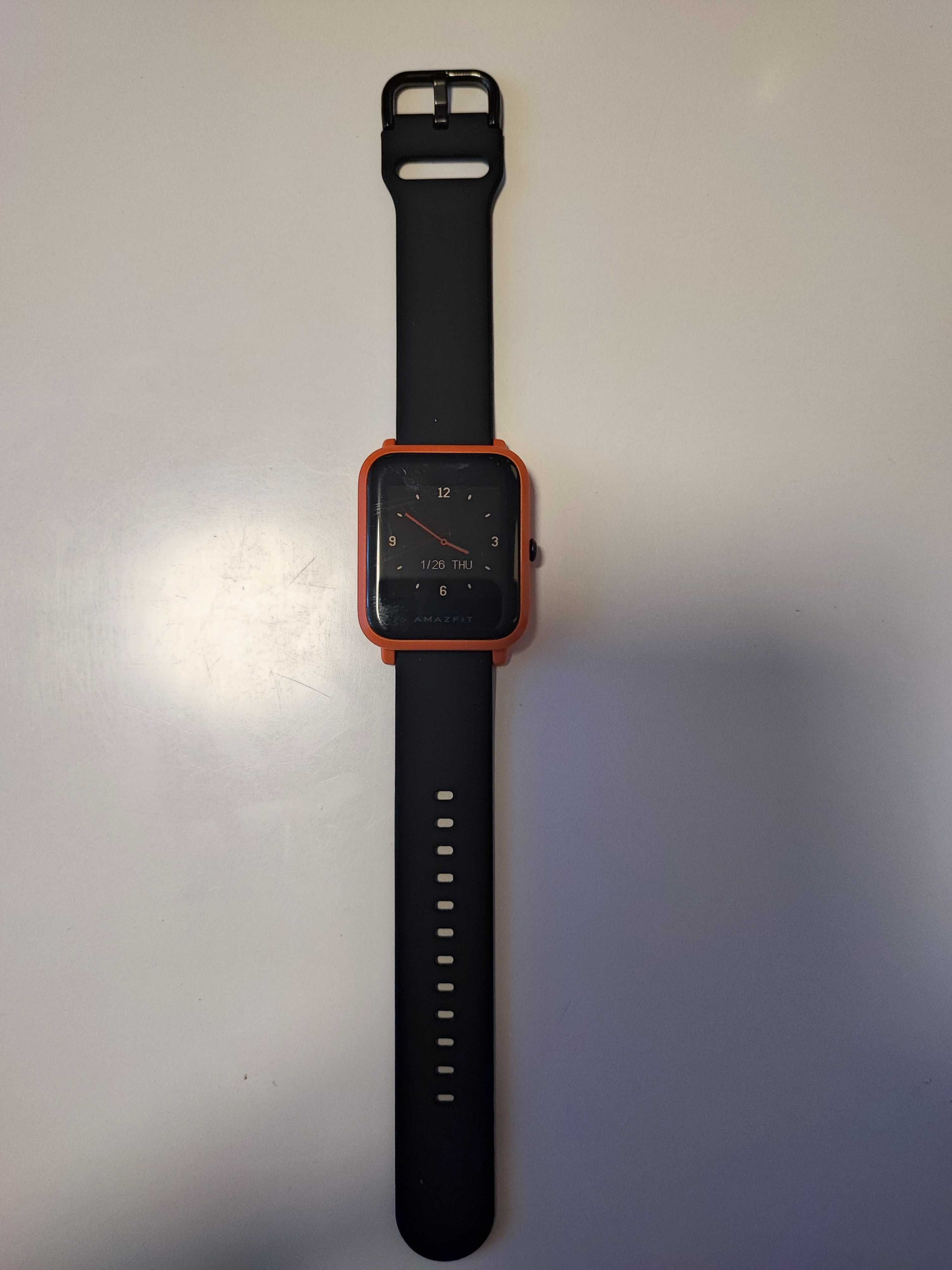 Смарт часы Xiaomi Amazfit Bip GPS A1608 CinnabarRed отличное состояние
