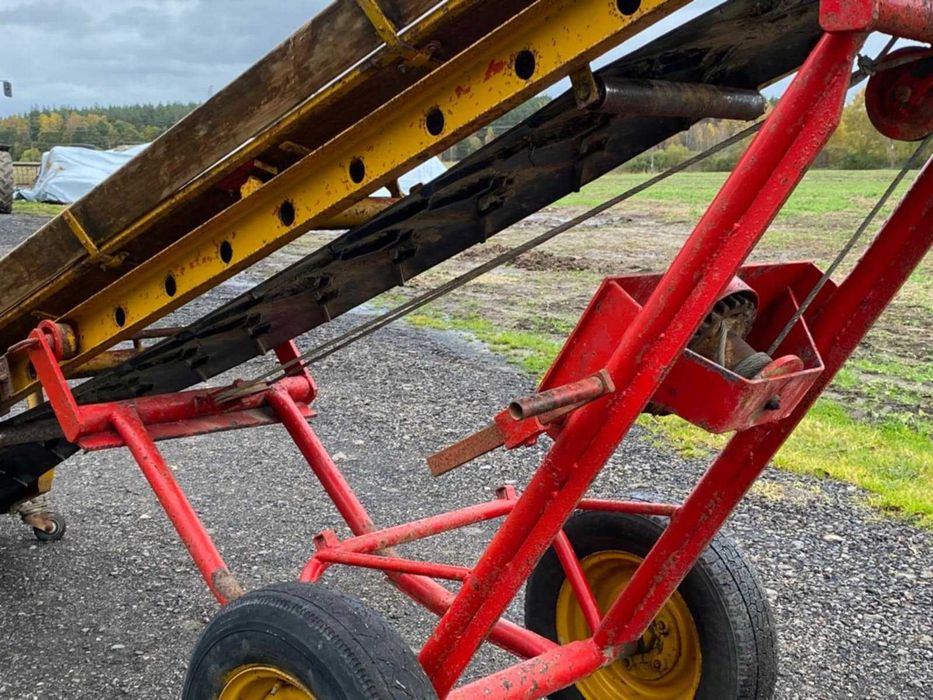 Przenośnik taśmowy 6m taśmociąg Miedema  do ziemniaków warzyw zrębki