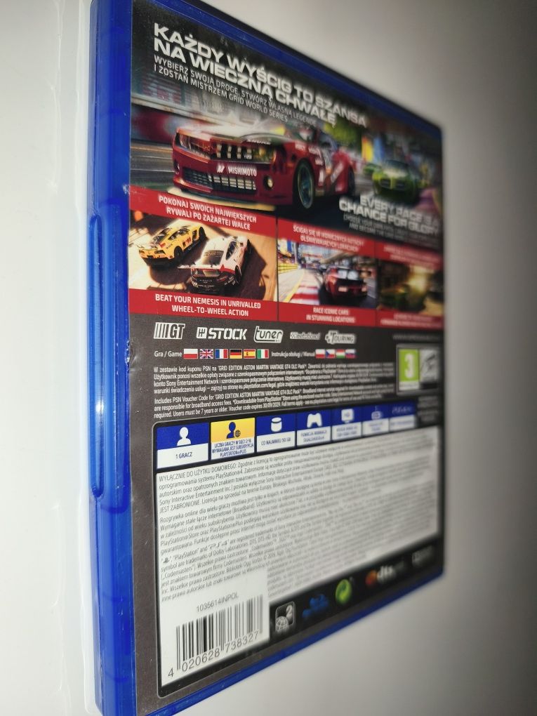 Gra Ps4 Grid PL gry PlayStation 4 Sniper UFC GTA V Mafia Crash NFS GT7
