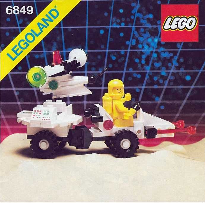 Lego Space Vintage 6849 Satellite Patroller pojazd kosmiczny z instruk