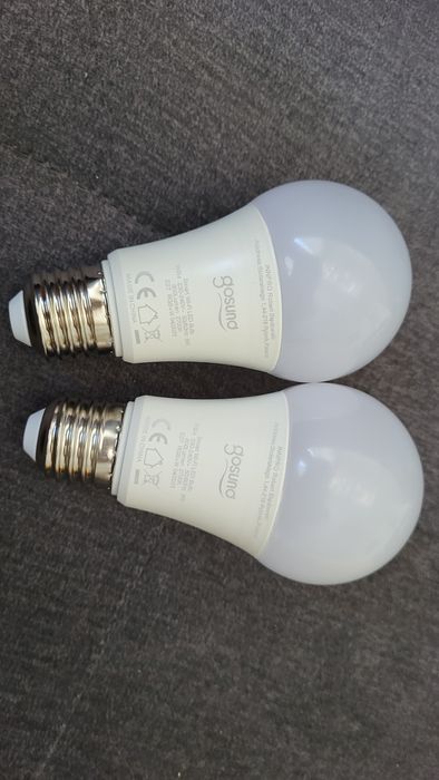 Gosund żarówki 2 sztuki 30pln E27 WiFi RGB+W Tuya Home Assistant