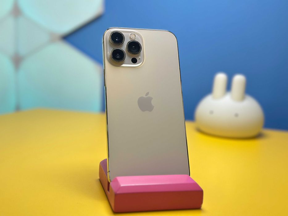 Смартфон Apple iPhone 13 Pro Max 256GB Gold (115575) Б/У З ГАРАНТІЄЮ