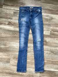 Spodnie jeansy straight leg vintage y2k stradivarius