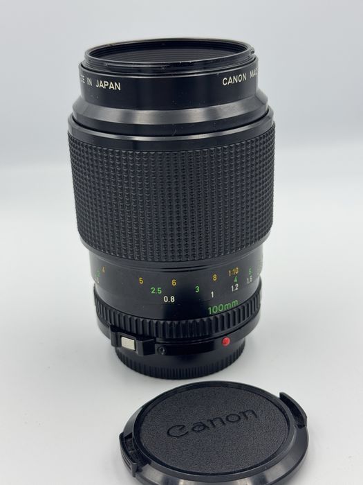 Canon Fd 100 macro 1:4 Mint + Canon Tube 50 Zestaw