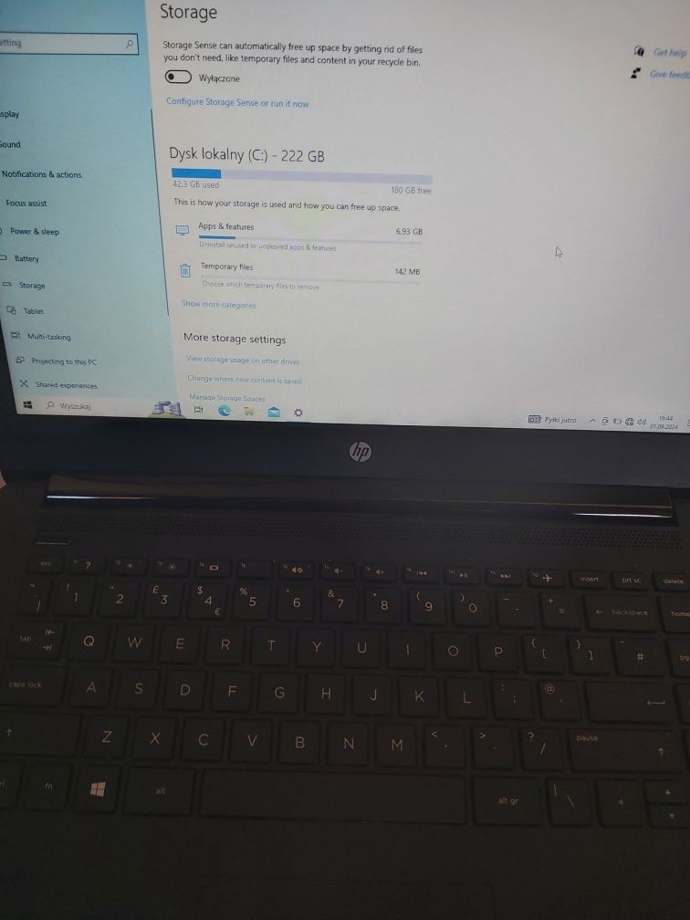 Laptop hp w dobrym stanie