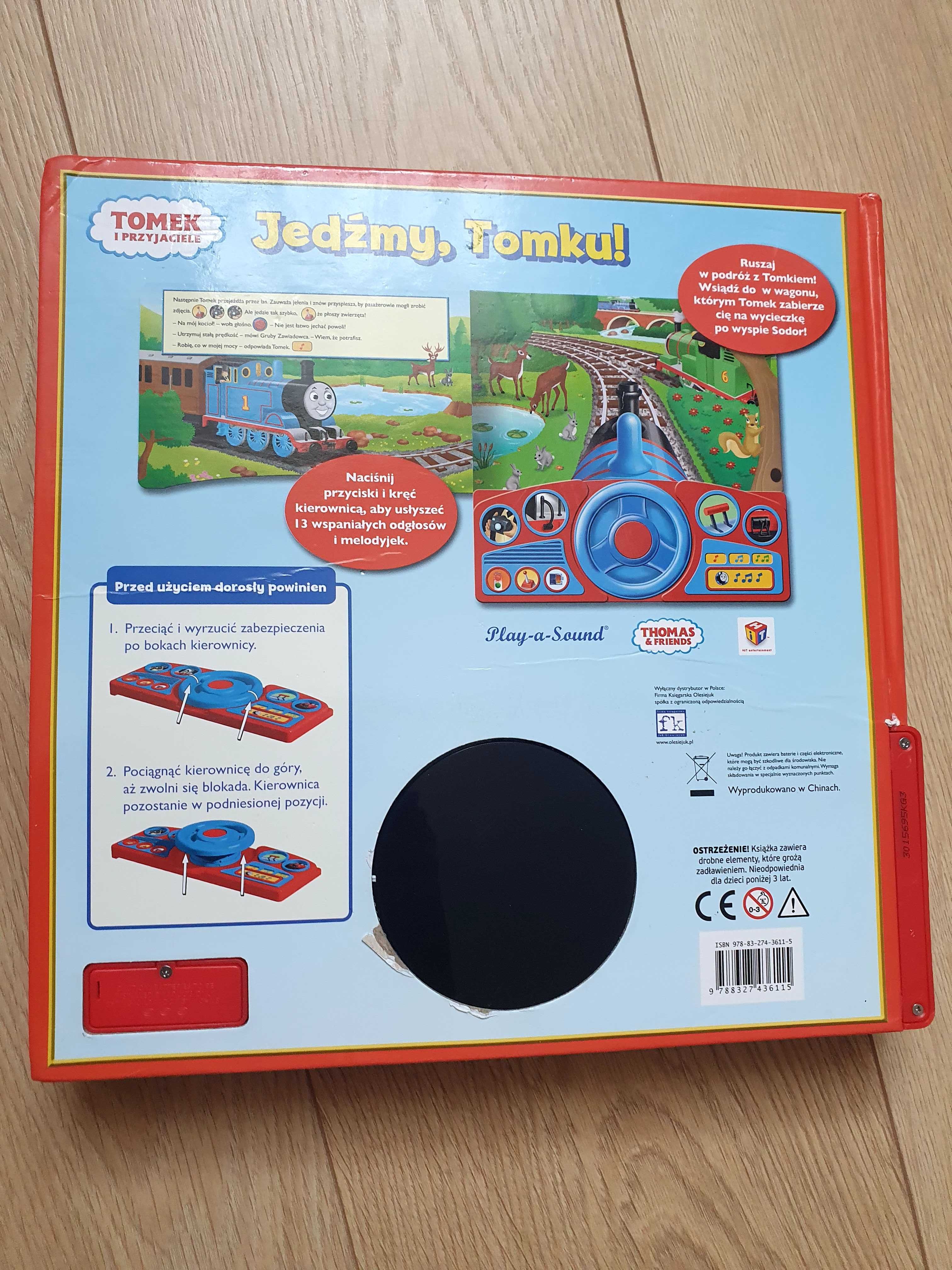 Książeczka interaktywna Jedźmy Tomku! Tomek i przyjaciele.