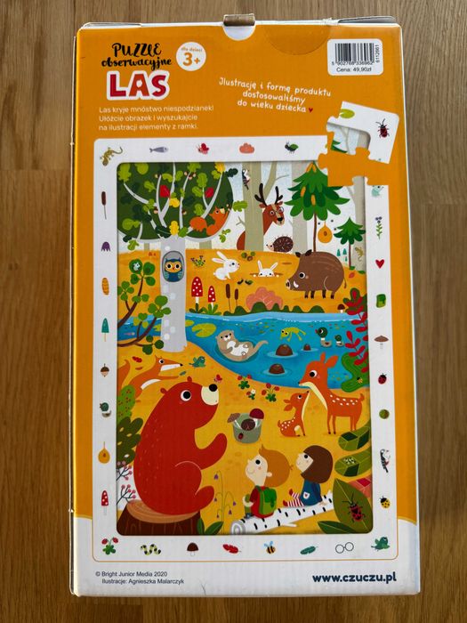 Zestaw Puzzle Czuczu, Zwierzęta i ich dzieci, Psi Patrol 3+ =OKAZJA=