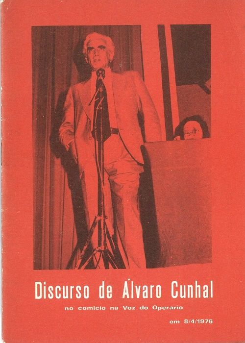 Livros e brochuras de e sobre Álvaro Cunhal/Manuel Tiago