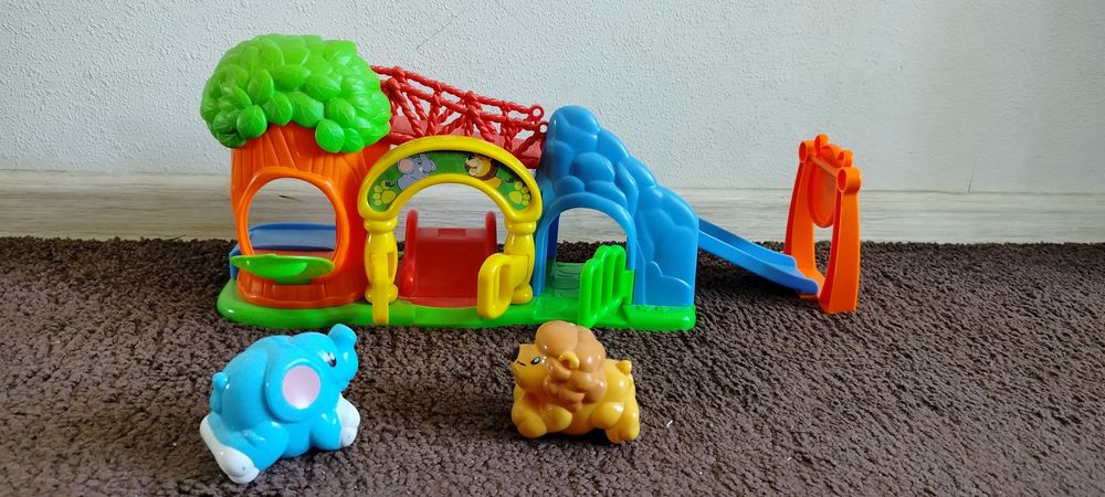 Зоопарк игра горка