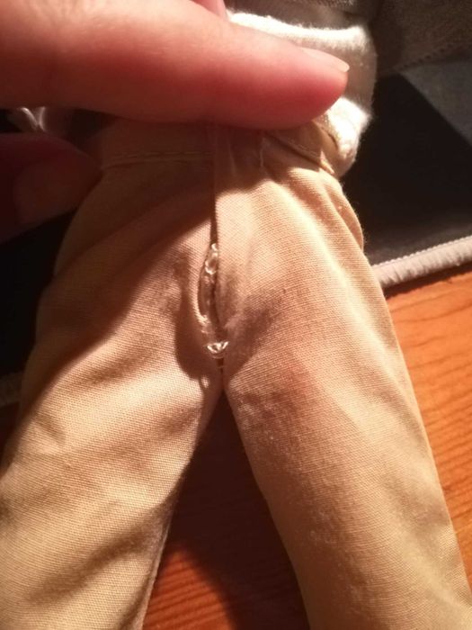 Calças Beges para Boneco Ken