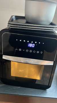 Air fryer 12L com porta de forno e grades