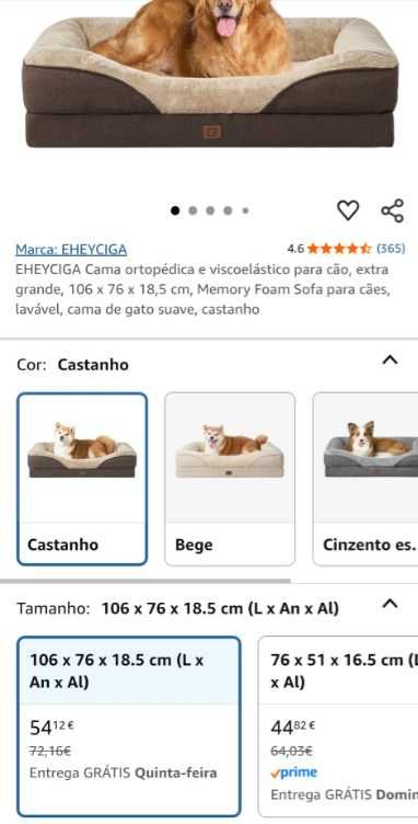 BOX CONJUNTO DE CRADE com cobertura XL, e CAMA - Cão XL (NOVO)